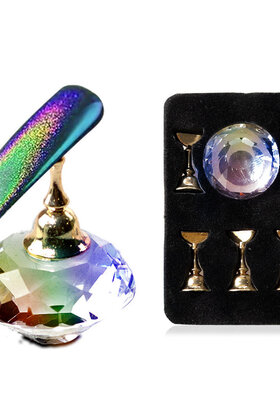 MAGNETISCHE NAIL ART STANDAARD MET IRISERENDE DIAMANT NR. 3