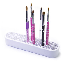 Professionele organizerstandaard voor penselen en andere cosmetische accessoires, wit