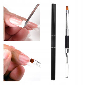 Dubbelzijdige brush Polygel / Acrylgelbrush | Nailstyling