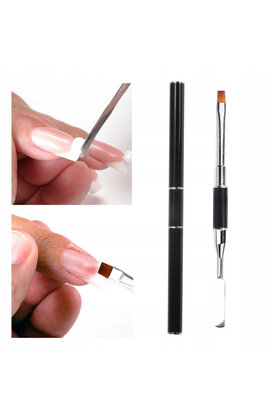 Dubbelzijdige brush Polygel / Acrylgelbrush | Nailstyling