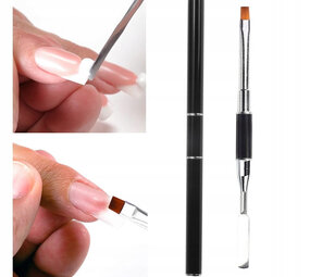 B. B. Cosmetics Dubbelzijdige brush Polygel / Acrylgelbrush | Nailstyling B. B. Cosmetics Dubbelzijdige brush Polygel / Acrylgelbrush | Nailstyling