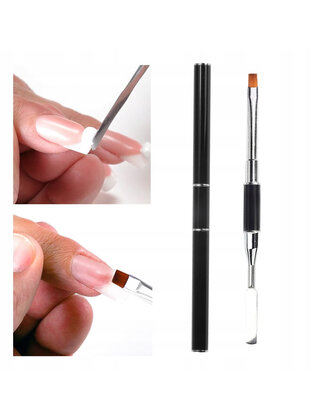 Dubbelzijdige brush Polygel / Acrylgelbrush | Nailstyling