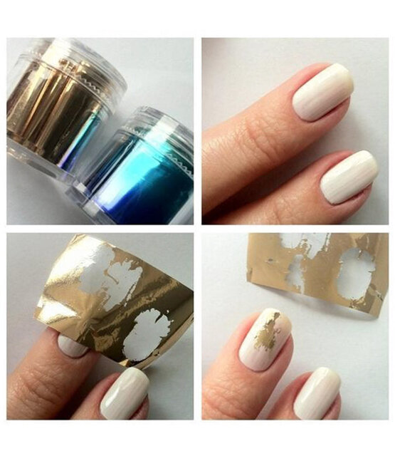 Transferfolie Spiegelchroomnailartnageldecoraties