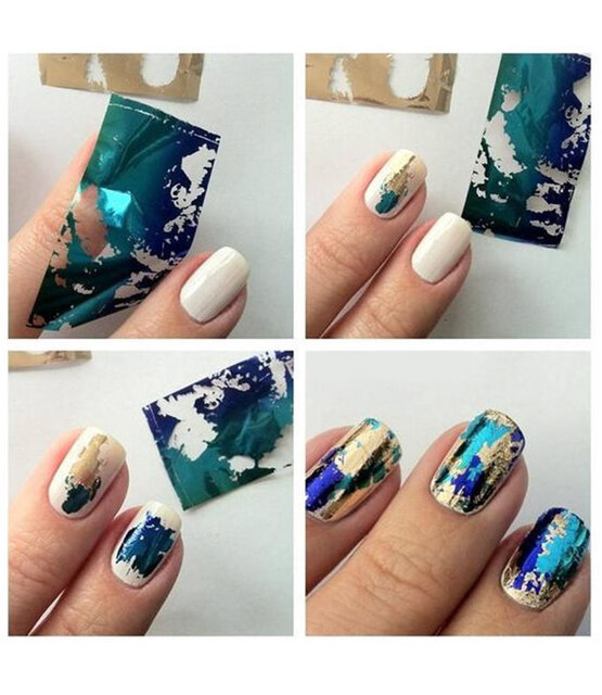 Transferfolie Spiegelchroomnailartnageldecoraties