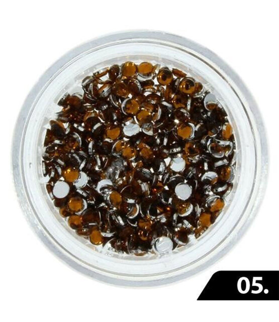Imitatie Glassteentjesnailart , Ca 200 Stuks