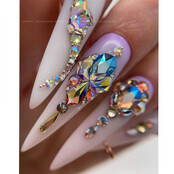 Kristallen Diamantennailart Decoratie 3D-Sieraden