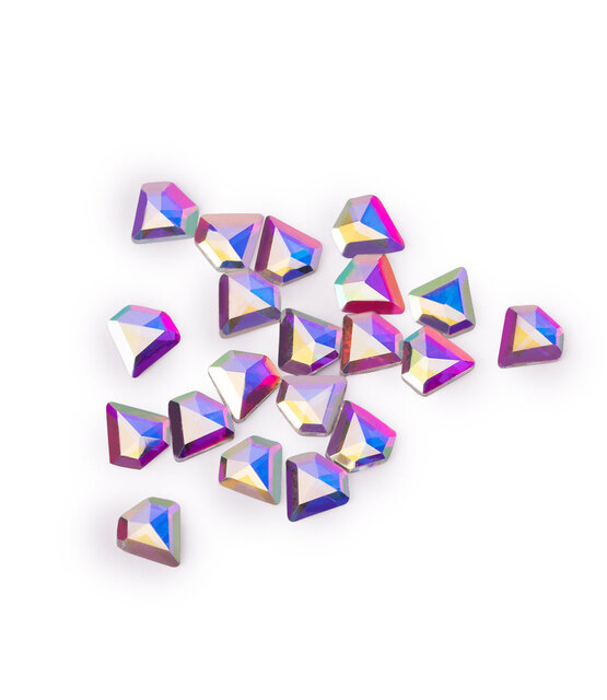 Kristallen Diamantennailart Decoratie 3D-Sieraden