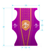 Duo  sjablonen, dubbelzijdige MollyLac , 500 stuks