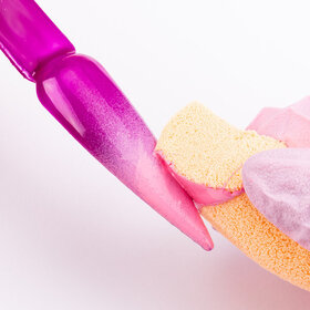 Spons voor ombre en make-up, oranje, 1 st, 8,5 cm nr. 14