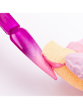 Spons voor ombre en make-up, oranje, 1 st, 8,5 cm nr. 14