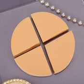 Spons voor ombre en make-up, oranje, 1 st, 8,5 cm nr. 14