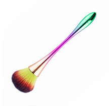 Nagelstofborstel met Regenbooghandvat voor Professionele Nailstyling