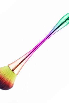 Nagelstofborstel met Regenbooghandvat