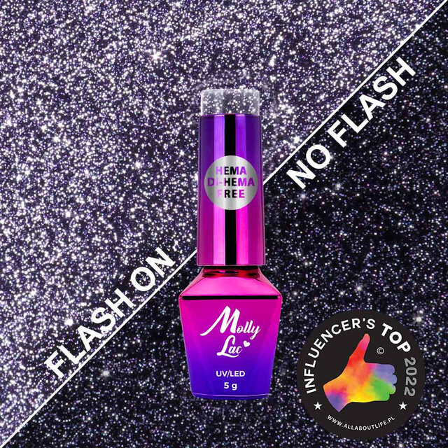 Gelpolish I MollyLac I MollyLac Flashing Lights Demode