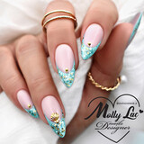 Molly MollyLac Crushed Diamonds Glammy Chic hybride lak 5g nr. 537 Molly MollyLac Crushed Diamonds Glammy Chic hybride lak 5g nr. 537