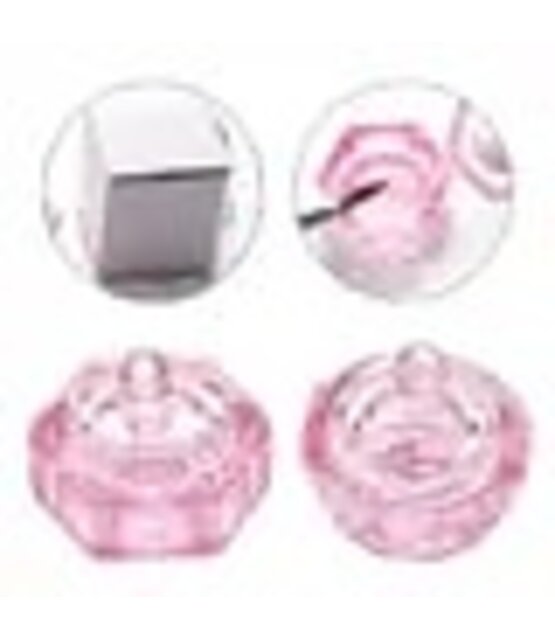 HENNA CUPMENGGLASROZE CUP MET DEKSELPER STUK