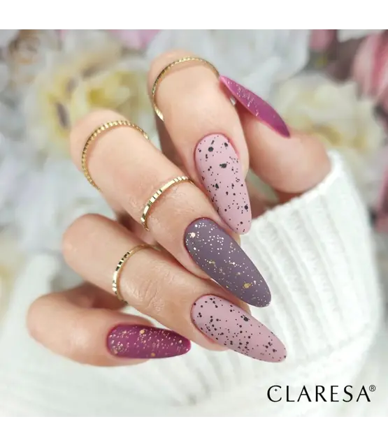 Claresa | Top Coat No Wipe | Bubble Goud/ Zwart | 5g