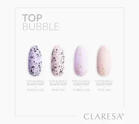 CLARESA Claresa | Top Coat No Wipe | Bubble Goud/ Zwart | 5g CLARESA Claresa | Top Coat No Wipe | Bubble Goud/ Zwart | 5g