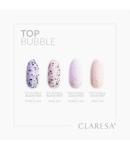 Top Coat No Wipebubble Goud/ Zwart5G