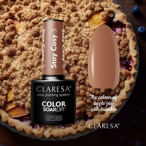 CLARESA Claresa | Gel Polish | STAY COSY 3 | 5 g