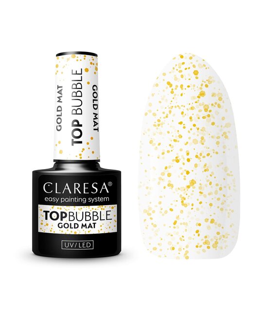 Top Coat No Wipebubble Goud/ Zwart5G
