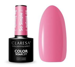 CLARESA Claresa | Gel Polish | So Simple 2| 5 g CLARESA Claresa | Gel Polish | So Simple 2| 5 g