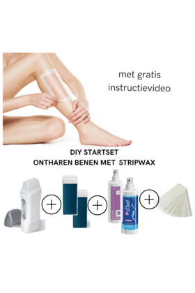 DIY Waxing Set + Instructie video| Zelf thuis professioneel ontharen met stripwax