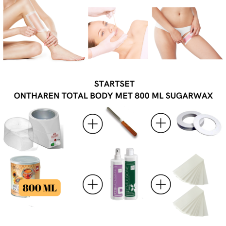 Holiday Sugar wax set 800  | stripwax | hypoallergeen ontharen Holiday Sugar wax set 800  | stripwax | hypoallergeen ontharen