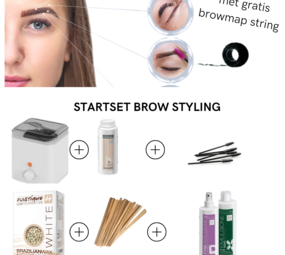 Beauty Box Cosmetics Brow shaping set | wenkbrauwstyling set | Brow waxing set