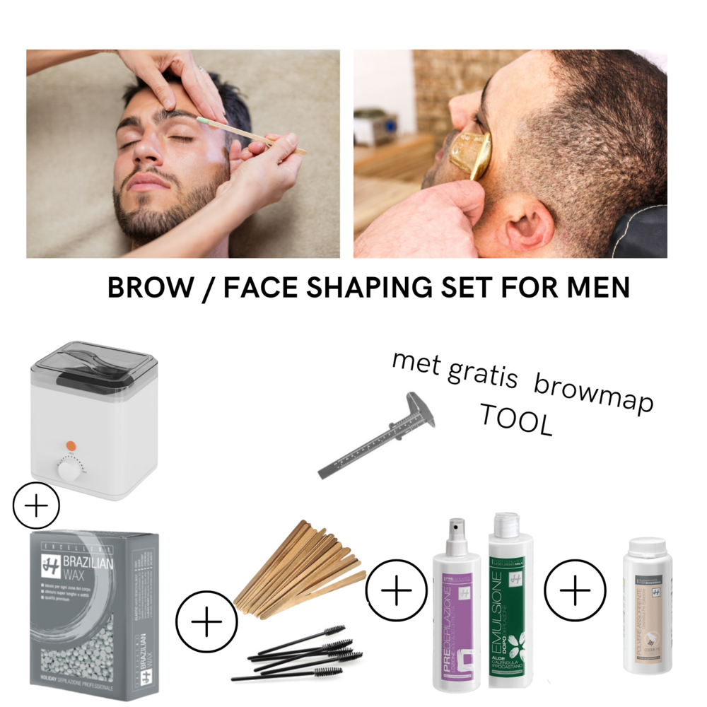 B. B. Cosmetics BROW / FACE SHAPING SET FOR MEN B. B. Cosmetics BROW / FACE SHAPING SET FOR MEN