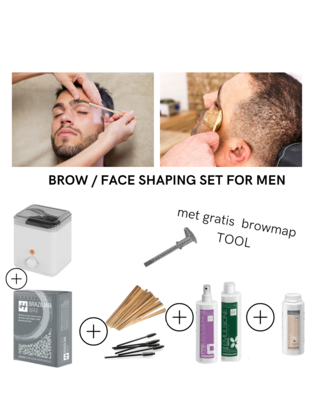 BROW / FACE SHAPING SET FOR MEN
