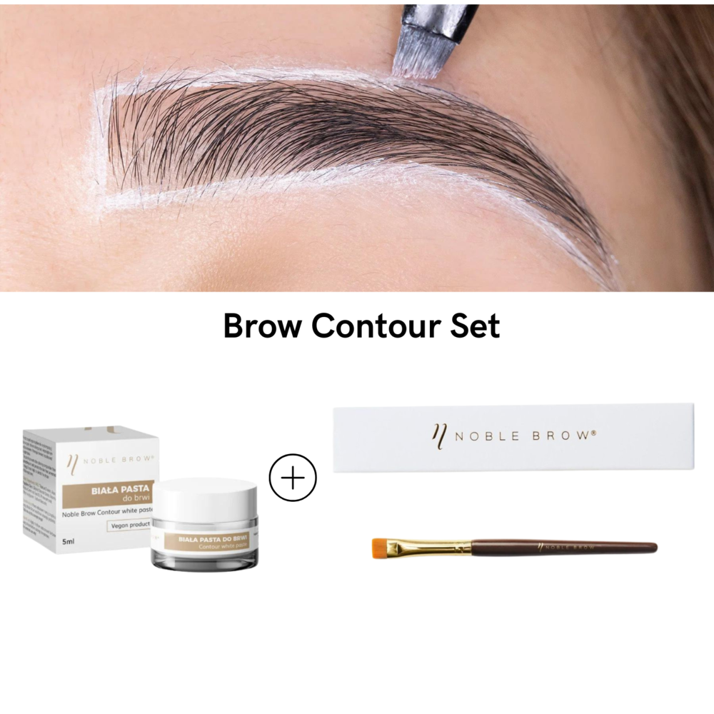 Noble Lashes Brow Contour Set voor Perfecte Wenkbrauwcontouren Noble Lashes Brow Contour Set voor Perfecte Wenkbrauwcontouren