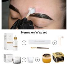 Noble Hennabrow Wax & Henna Set – Complete Brow Kit