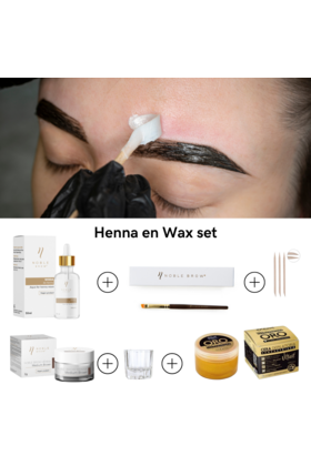 Noble Hennabrow Wax & Henna Set – Complete Brow Kit
