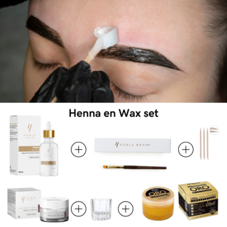Noble Hennabrow Wax & Henna Set – Complete Brow Kit