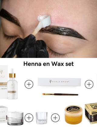 BROW WAX & HENNA SET