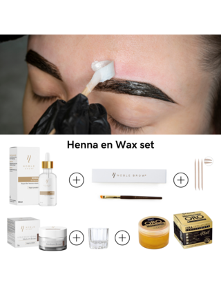 BROW WAX & HENNA SET