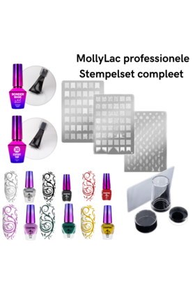 MollyLac professionele  Stempelset compleet