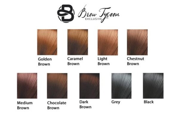 BROWTYCOON Browtycoon Henna Exclusive 9 colors 5 gr.