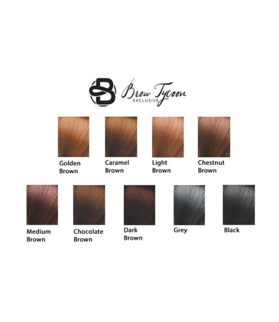 Browtycoon Henna Exclusive 9 colors 2 gr.
