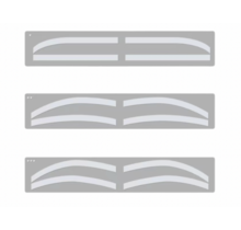 Transparante Airbrush Brow Stickers A | 6 paar
