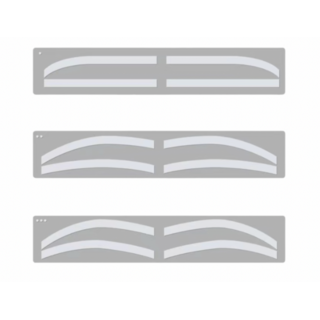 Transparante Airbrush Brow Stickers A | 6 paar