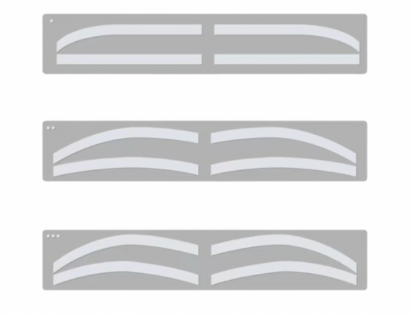 BROWTYCOON Transparante Airbrush Brow Stickers A | 6 paar BROWTYCOON Transparante Airbrush Brow Stickers A | 6 paar