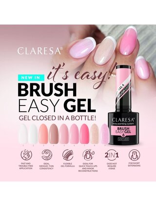 Claresa BRUSH EASY GEL (Gel in a Bottle) #01 5 g
