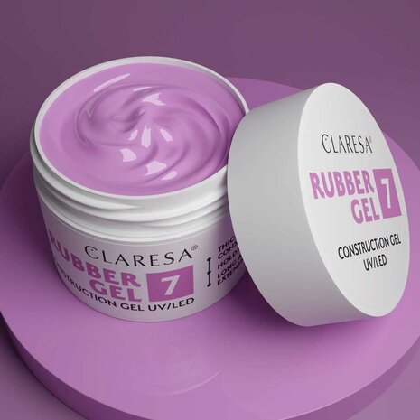 CLARESA Claresa Rubber Gel 7 Soft Lilac 12gr. CLARESA Claresa Rubber Gel 7 Soft Lilac 12gr.