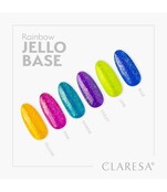 Gel Polish Claresa Rainbow Jello Base Coat LIME 5ml
