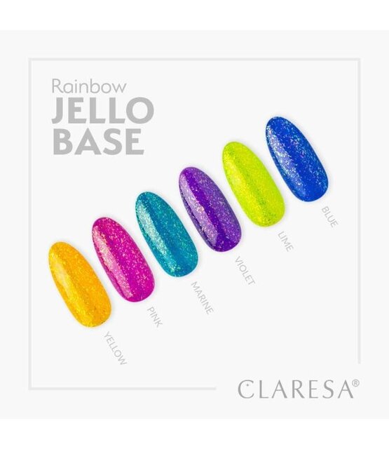 Gel Polish  Rainbow Jello Base Coat Lime 5Ml