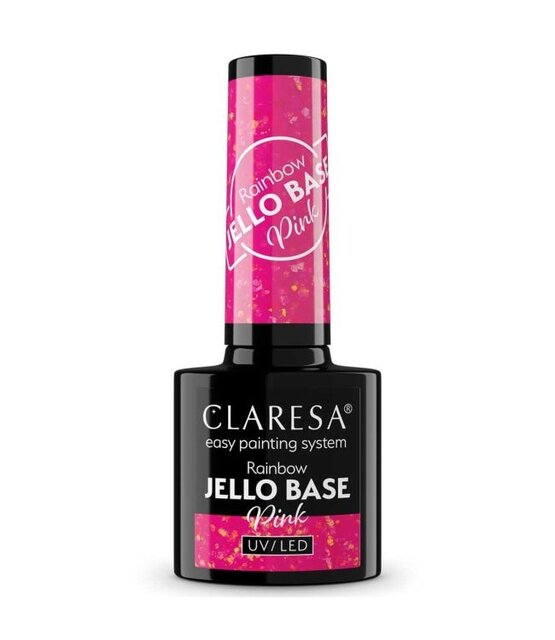 Gel Polish  Rainbow Jello Base Coat Pink 5Ml