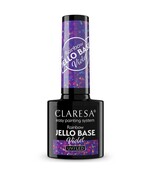 Gel Polish Claresa Rainbow Jello Base Coat VIOLET 5ml