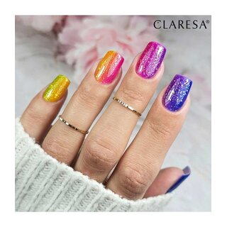 Gel Polish Claresa Rainbow Jello Base Coat YELLOW 5ml
